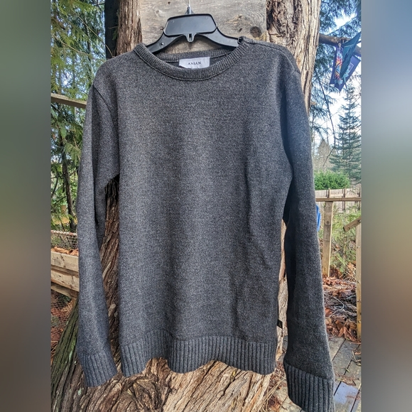 Anian Fisherman's Sweater, charcoal - Picture 1 of 2